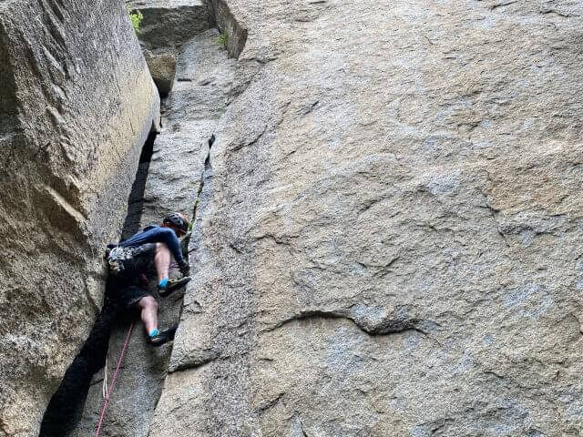 Wspinaczka w Rudawach Janowickich.